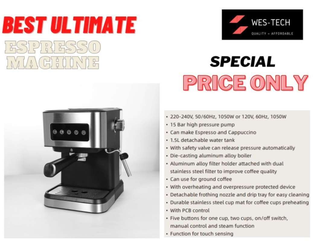 Westech Machine Promo Mesin Kopi Espresso Otomatis / Espresso Machine Westech 3000 ...