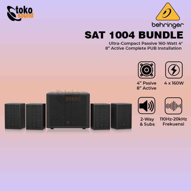 Jual Behringer Sat 1004 Bundle - Complete Pub Installation Speaker ...