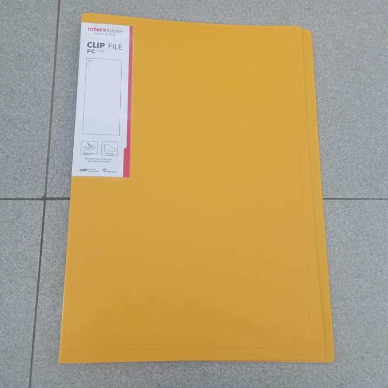 Promo Clip File / Map Jepit / Map Plastik Inter X Folder Cfx 100f Folio ...