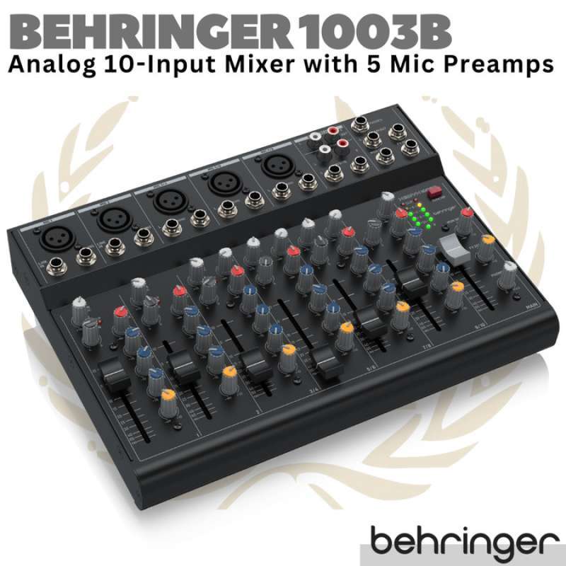 Jual BEHRINGER XENYX 1003B Analog 10Input Audio Mixer with 5 Mic