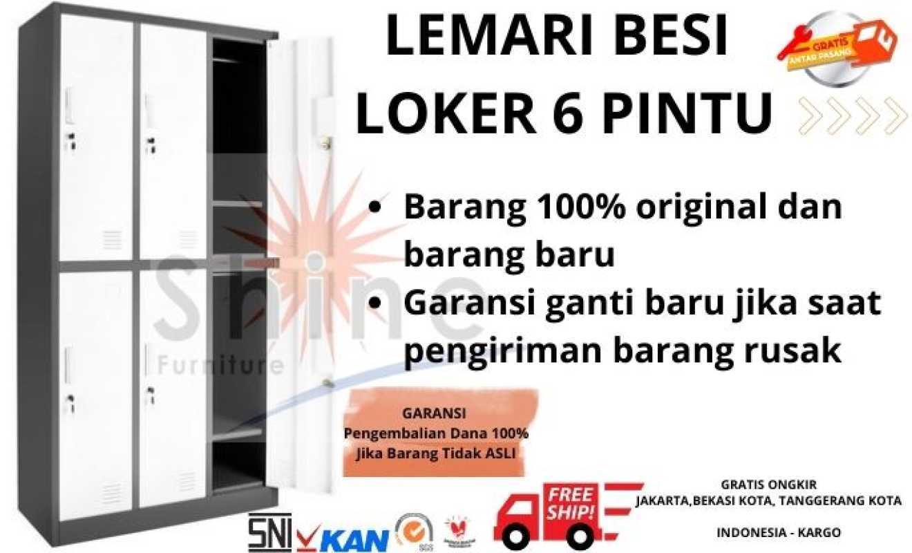 Jual Lemari Loker Pintu 6 Lemari Lemari Penyimpanan Lemari Uno