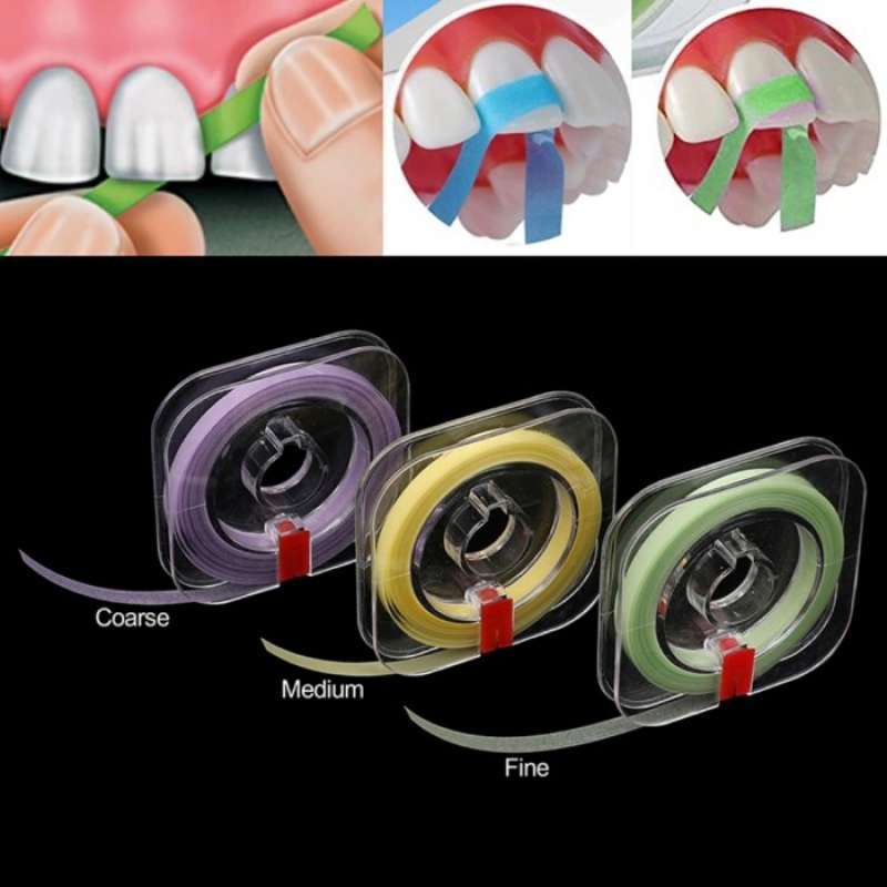Promo Dental Polishing Strips Roll Resin Tooth Grinding Pemoles
