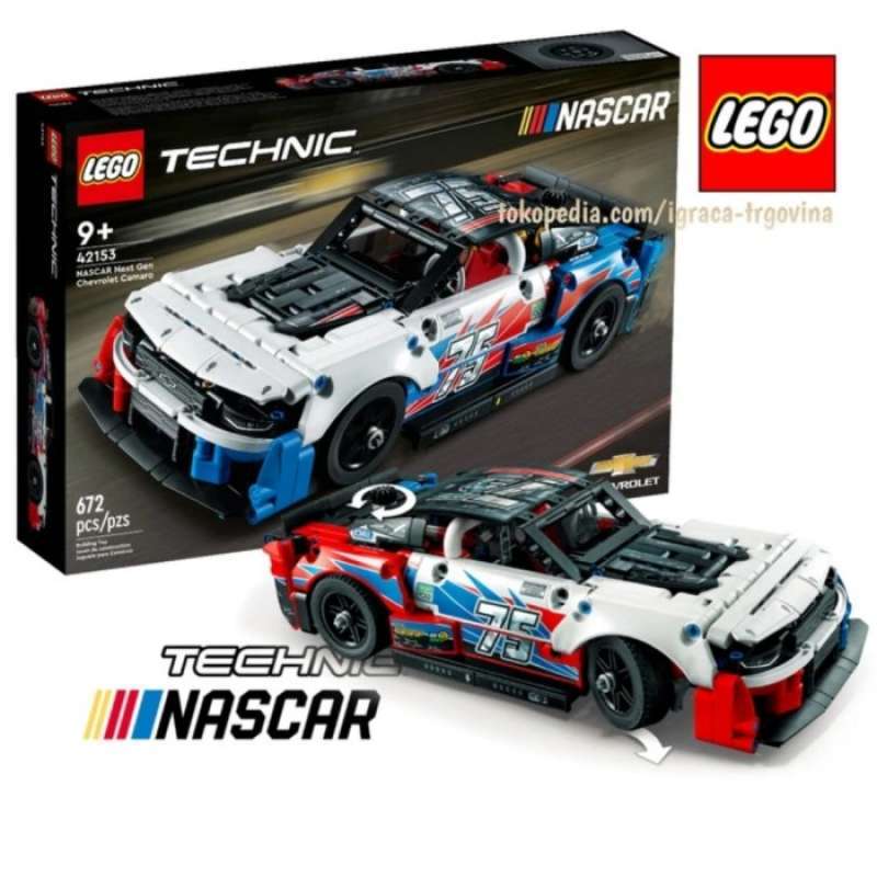 Promo Lego Technic 42153 Nascar Next Gen Chevrolet Camaro ZL1 Diskon 23 ...