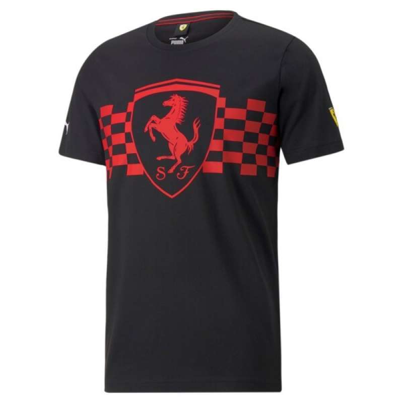 Kaos Casual Puma Ferrari Race tonal Big Shield Tee Puma B 535849 01