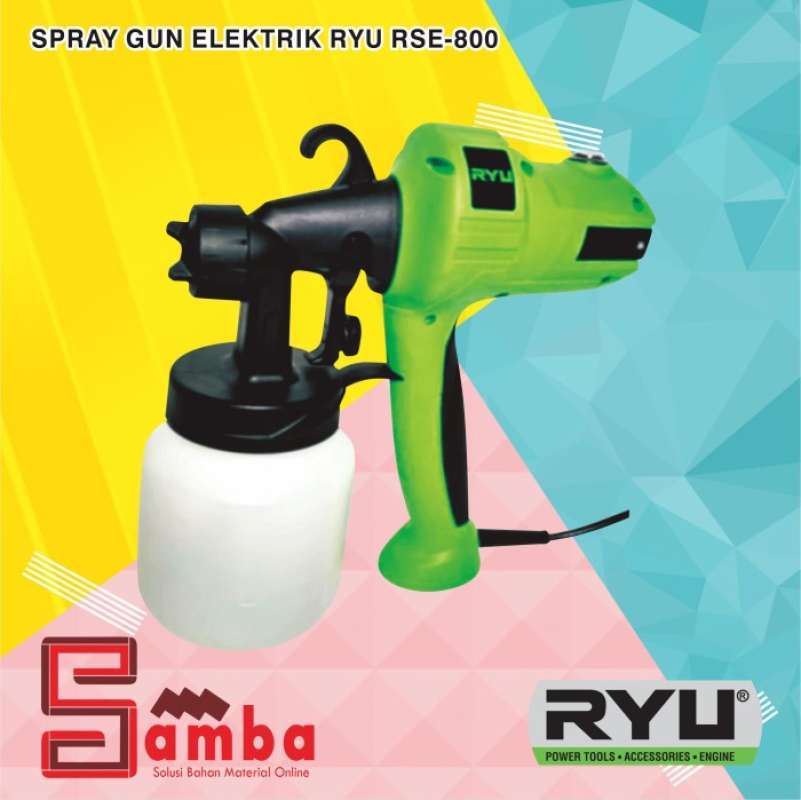 Promo Ryu Rse 800 Spray Gun Elektric Mesin Semprot Cat Listrik Rse800 ...