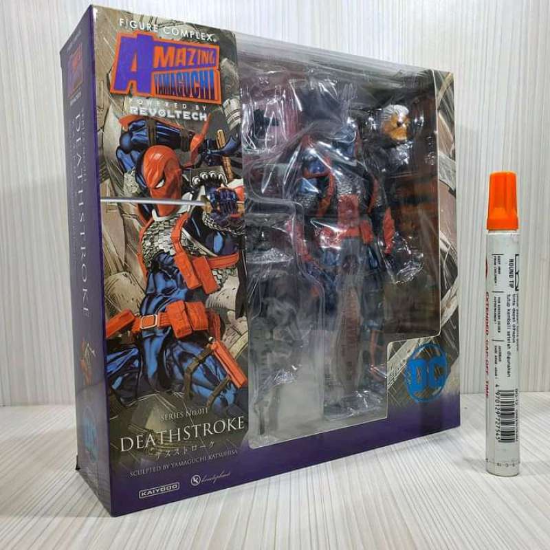 Jual Sale mainan action figure revoltech deathstroke yamaguchi tinggi ...