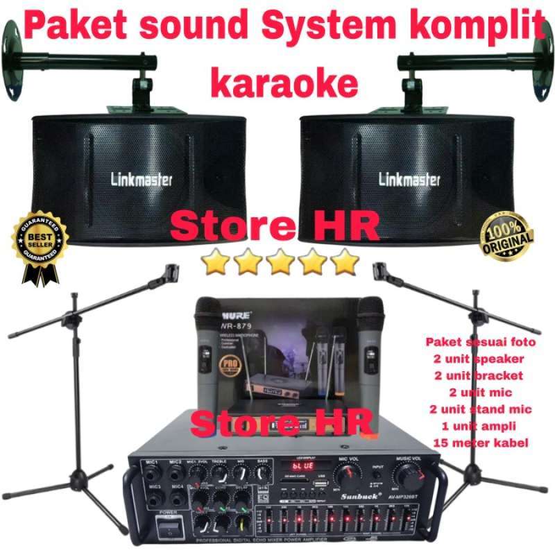Set sound system karaoke top