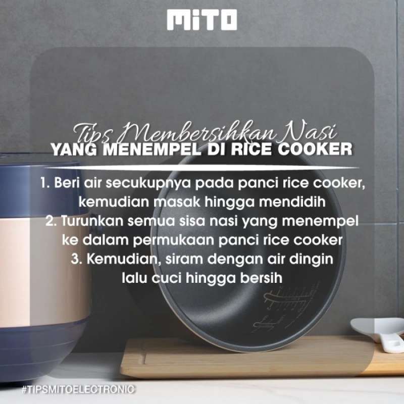 Promo Mito Multi Digital Rice Cooker R7 2 Liter 8 In 1 Glow Edition