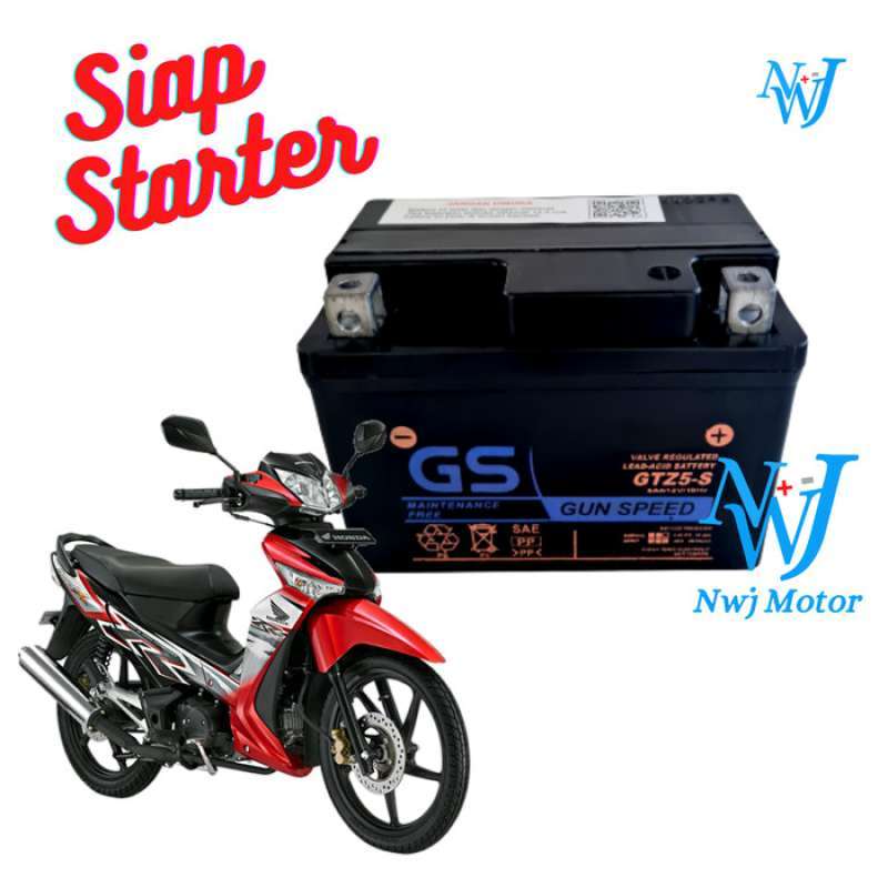 Promo Aki Motor Honda Supra X 125 Blade CS One GTZ5S GTZ4V GS MF Aki
