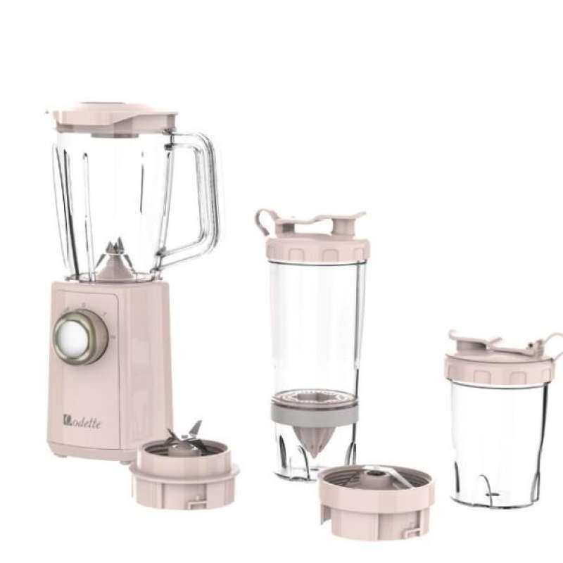 Promo ODETTE 2 SPEEDS BLENDER WITH LEMON JUICER AND GRINDER Pink
