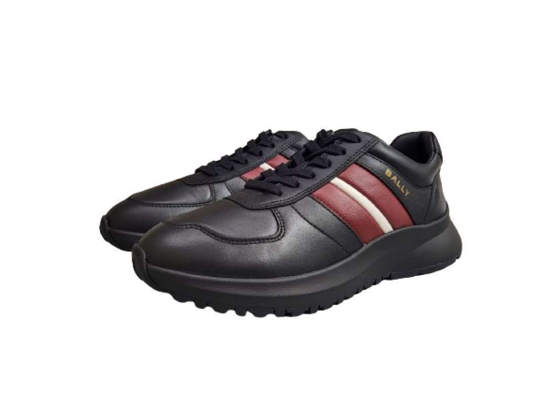 Bally Sepatu Men Darsyl Sneakers Black Red