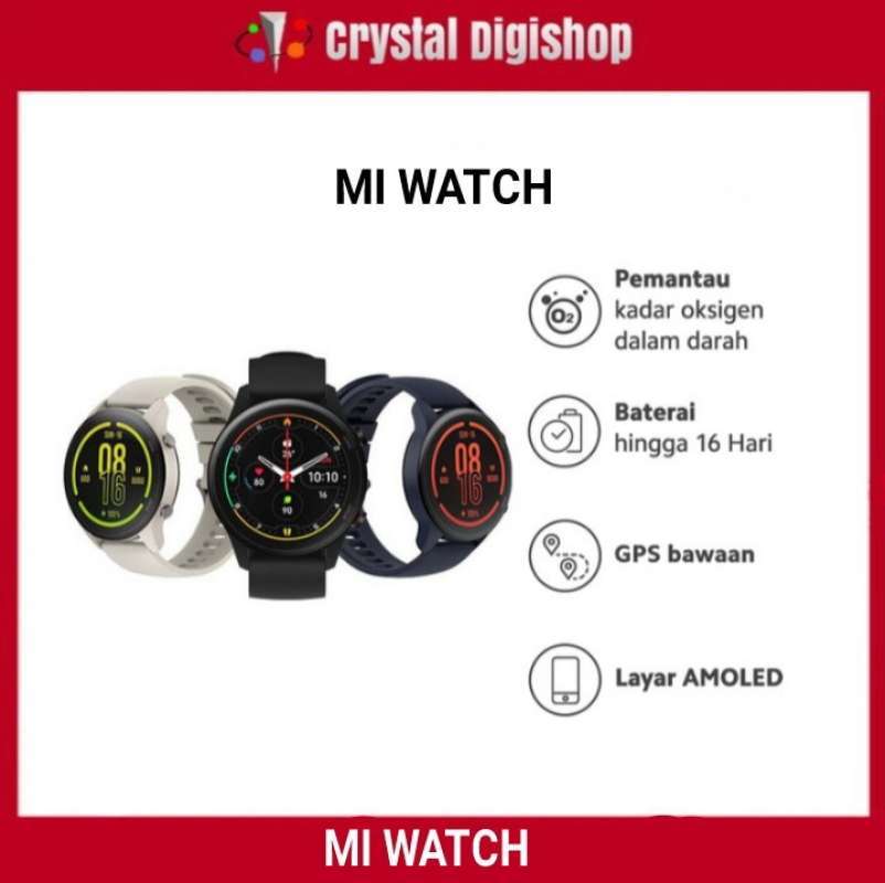 Jual Xiaomi New Mi Watch Fitness Smartwatch di Seller Crystal