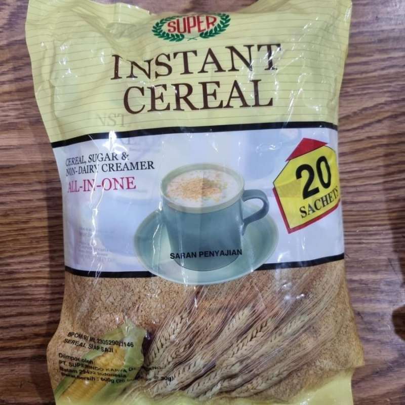 Jual Sereal Vanilla Instant Nutritious Cereal Super Mix 20 Sachets