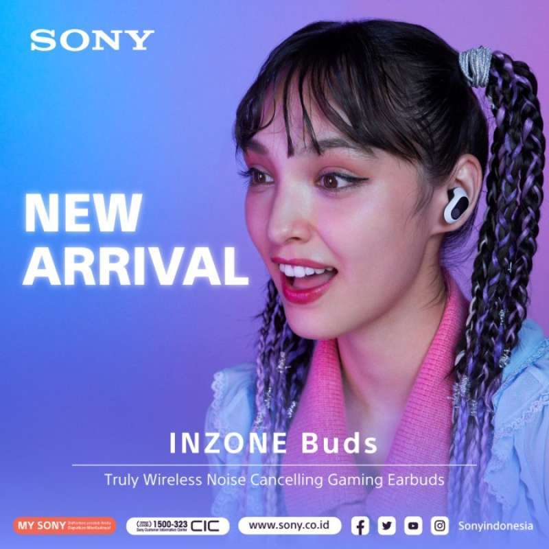 Promo SONY INZONE Buds Black Truly Wireless Noise Cancelling Gaming ...