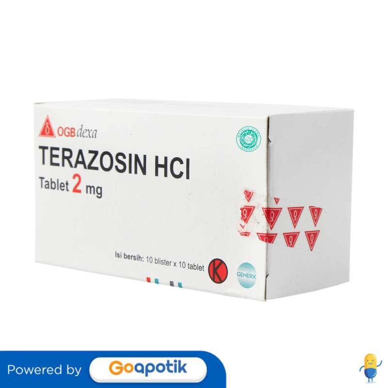 Jual TERAZOSIN HCL OGB DEXA MEDICA 2 MG BOX 100 TABLET di Seller Apotek ...