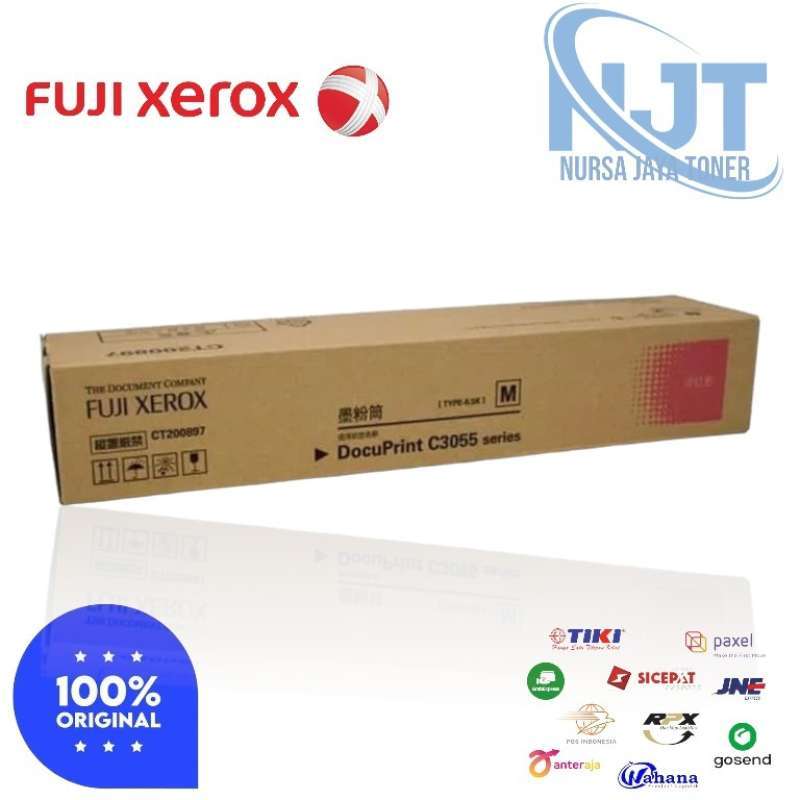 Jual Toner Fuji Xerox Docuprint C3055 (magenta) Original Di Seller