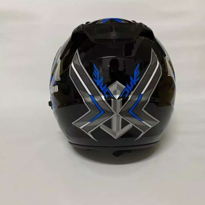 Promo Baru Helm Jp 7 Half Face Motif Duke Biru Helm Dewasa Sni (Double