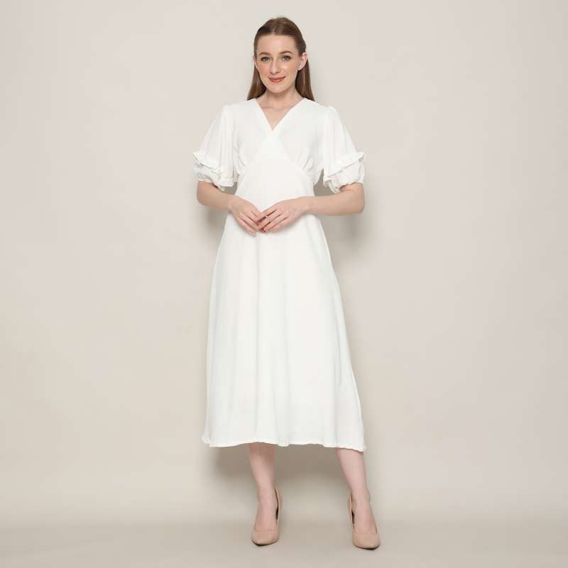 midi dress polos terbaru 2025 tunik Cilova Midi Dress Tunik Wanita Polos Terbaru Terlaris Termurah 2025 Viral
