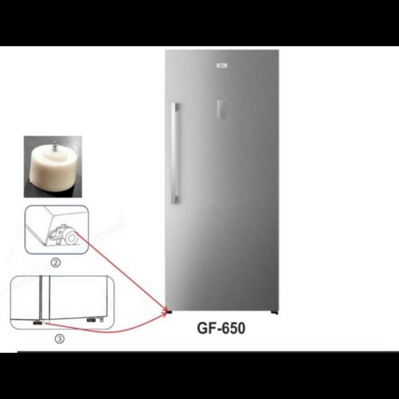 Promo Gea Gf650 Upright Freezer 1 Pintu Resmi Terbaik Diskon 1 Di