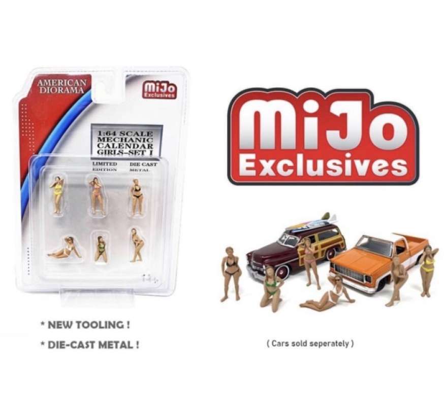 Promo Mijo Exclusive 1:64 Scale Calendar Girls Figure Diskon 23% di
