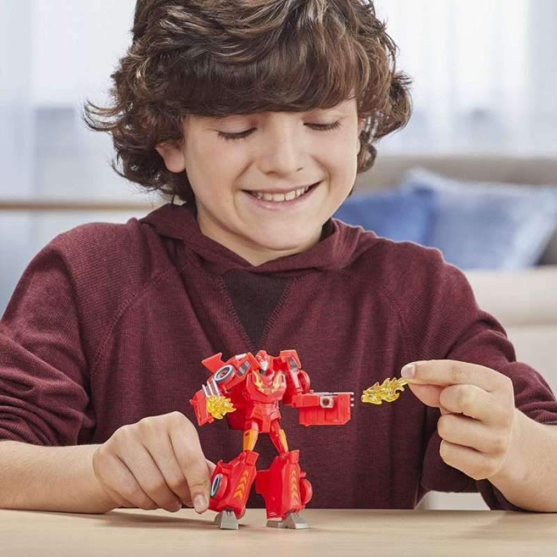 Promo TRANSFORMERS Cyberverse Deluxe Class Hot Rod Figure with BAF ...