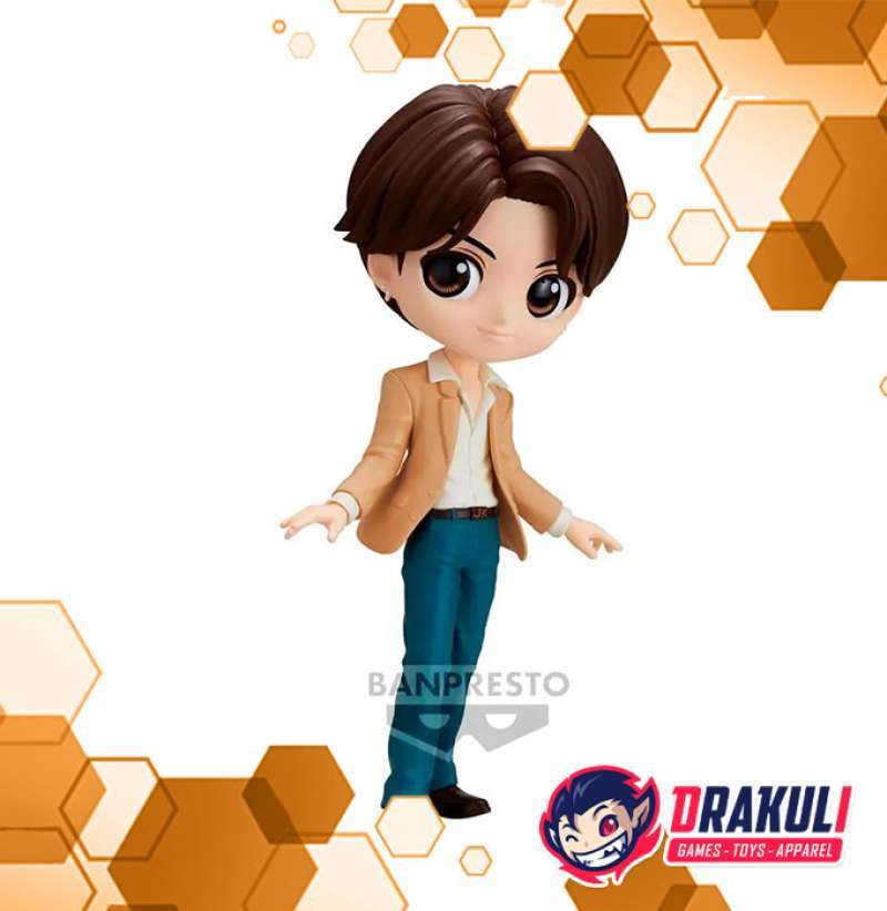 Banpresto TinyTAN Dynamite - Jung Kook Q Posket | Statuina PVC 14 Cm | Collezionabile Ufficiale BTS | Regalo Per Fan