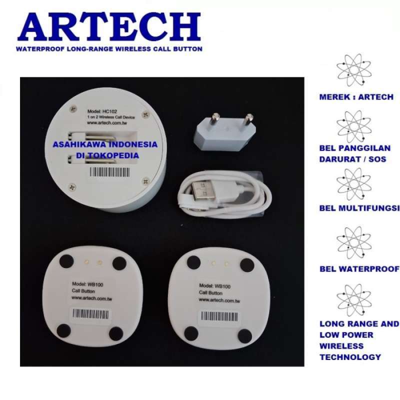 Promo ARTECH DOORBELL WIRELESS PANIC BUTTON SOS - SELERA_KITA STORE ...