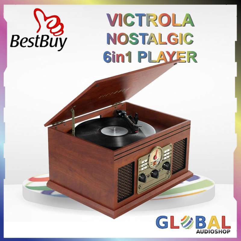 Jual Victrola Nostalgic Quincy Turntable Player Vinyl In With
