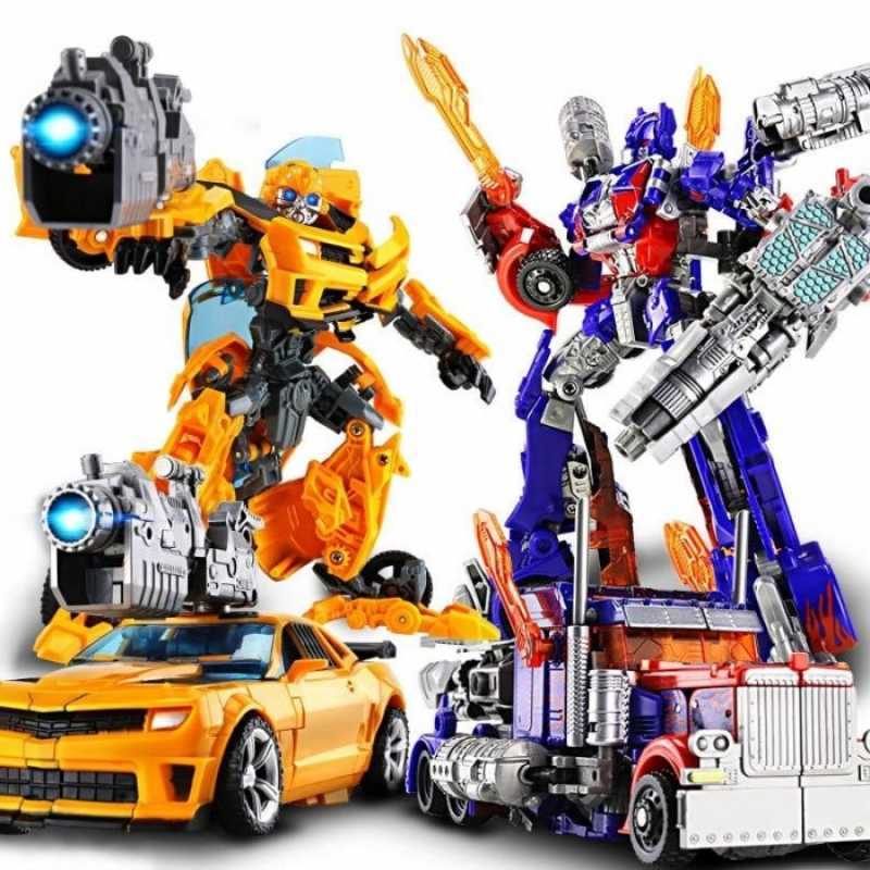 Promo Mainan Robot Transformers Optimus Prime Bumblebee Diskon 9% Di ...