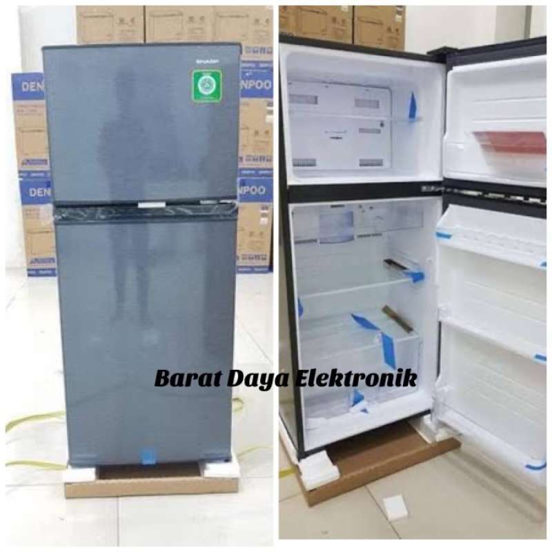 Promo Kulkas Sharp 2 Pintu Sharp Sj 195 Md Tanpa Bunga Es Garansi Resmi
