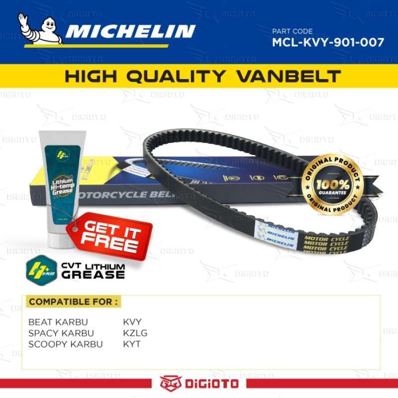 Promo V Belt Michelin Beat//spacy Karbu Ethylene Pylenediene Kvy Diskon