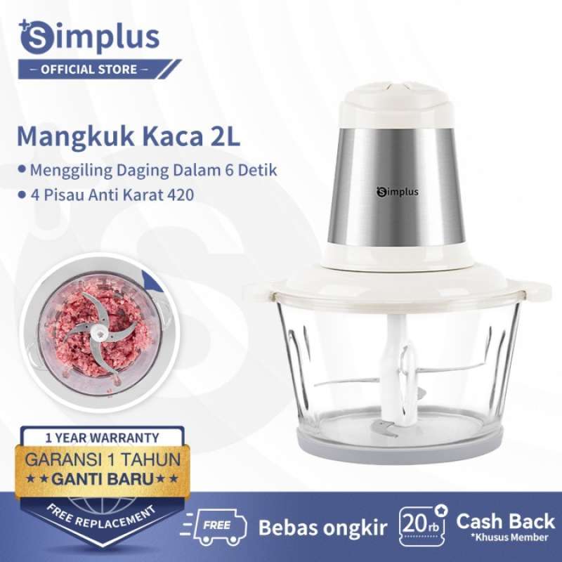Promo Simplus Chopper Listrik Blender Penggiling Daging Meat Grinder ...