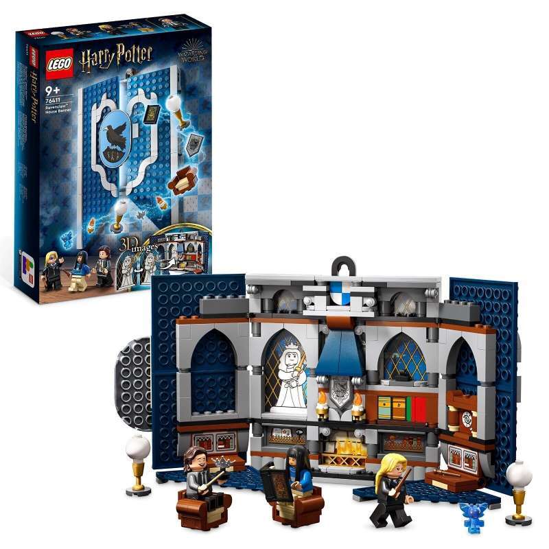 LEGO Harry Potter 76411 Ravenclaw House Banner Set Building Kid Toy Movie  Book Hogwarts Wizard Castle Friends Toys Mainan Balok Anak