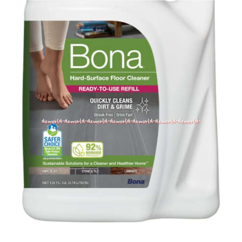 Jual Bona Stone Tile 4.7l Hard-surface Floor Polish High Gloss Shine ...