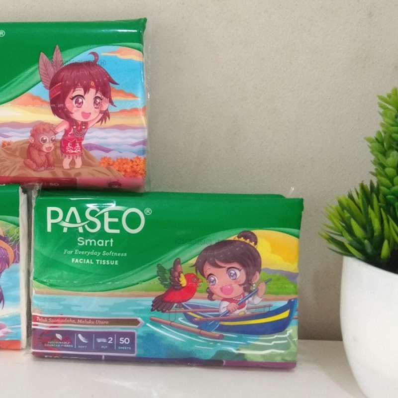 Promo [gojek/grab] Tissue Paseo Travel Pack 50 Sheet 2 Ply 1dus Isi ...