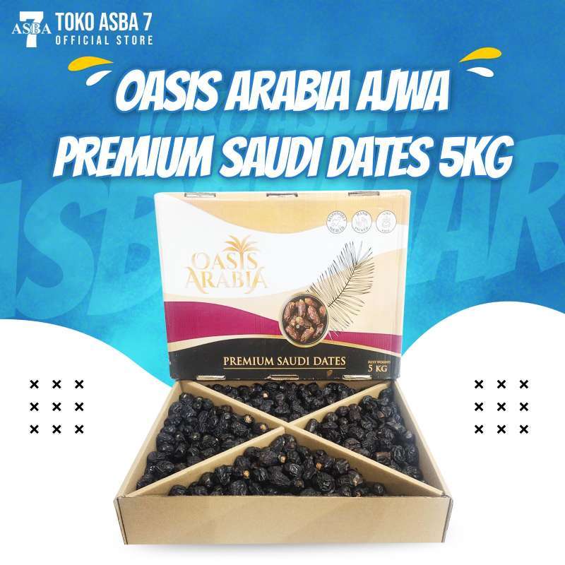 Jual Oasis Arabia Ajwa Premium Saudi Dates 5kg Di Seller Toko Asba7 ...