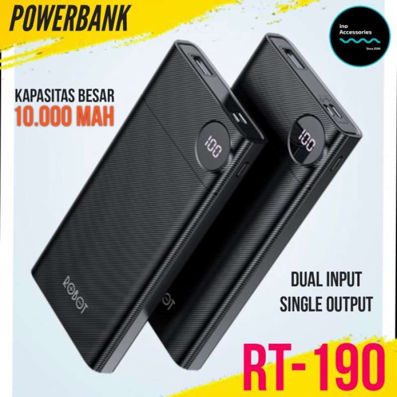 Promo Robot Rt190 10000mah Dual Input Type C & Micro 9 Smart Protection ...