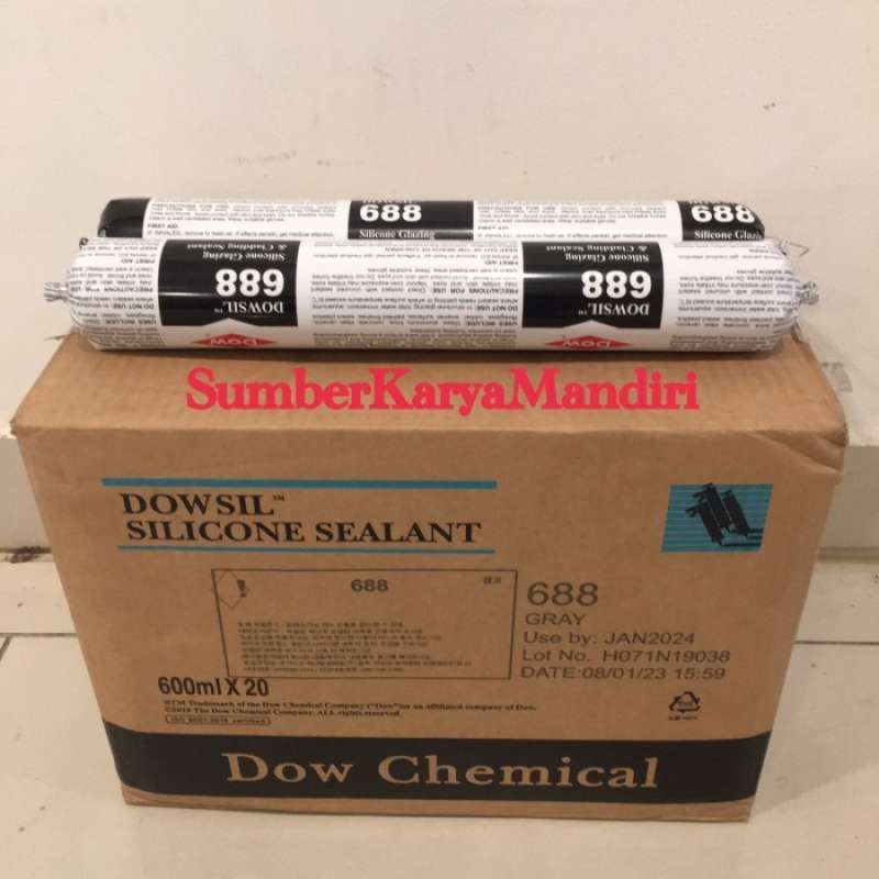 Promo Dowsil Silicone Sealant 688 (gray) Diskon 50 Di Seller Selera