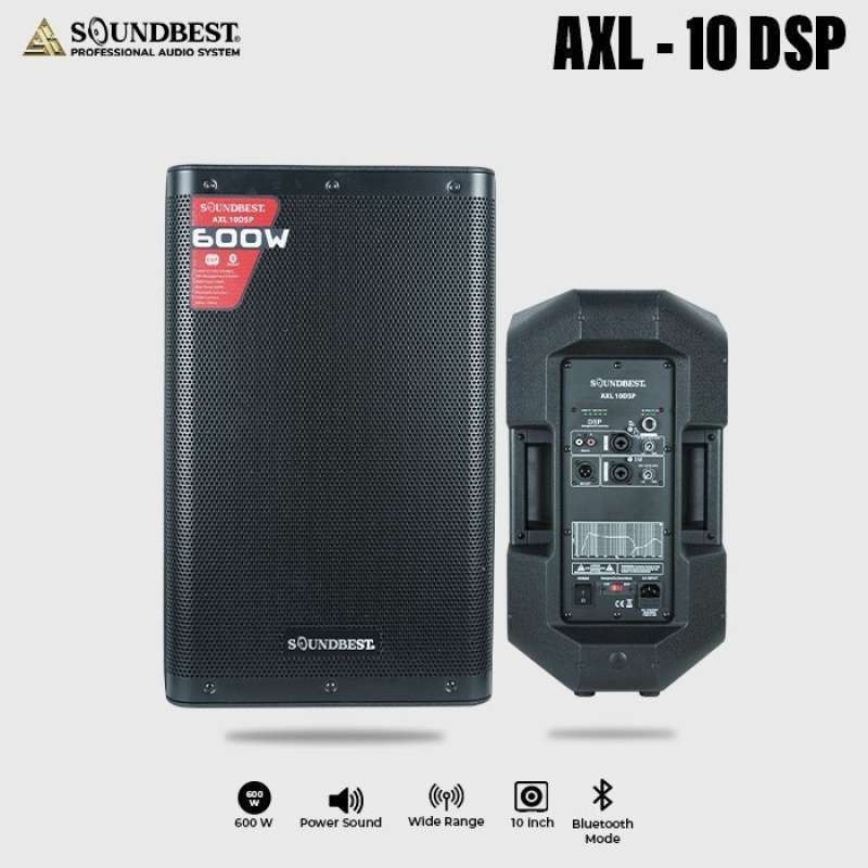 Jual Speaker Aktif Soundbest Axl 10 Dsp Original 10 Inch Harga 2 Unit ...