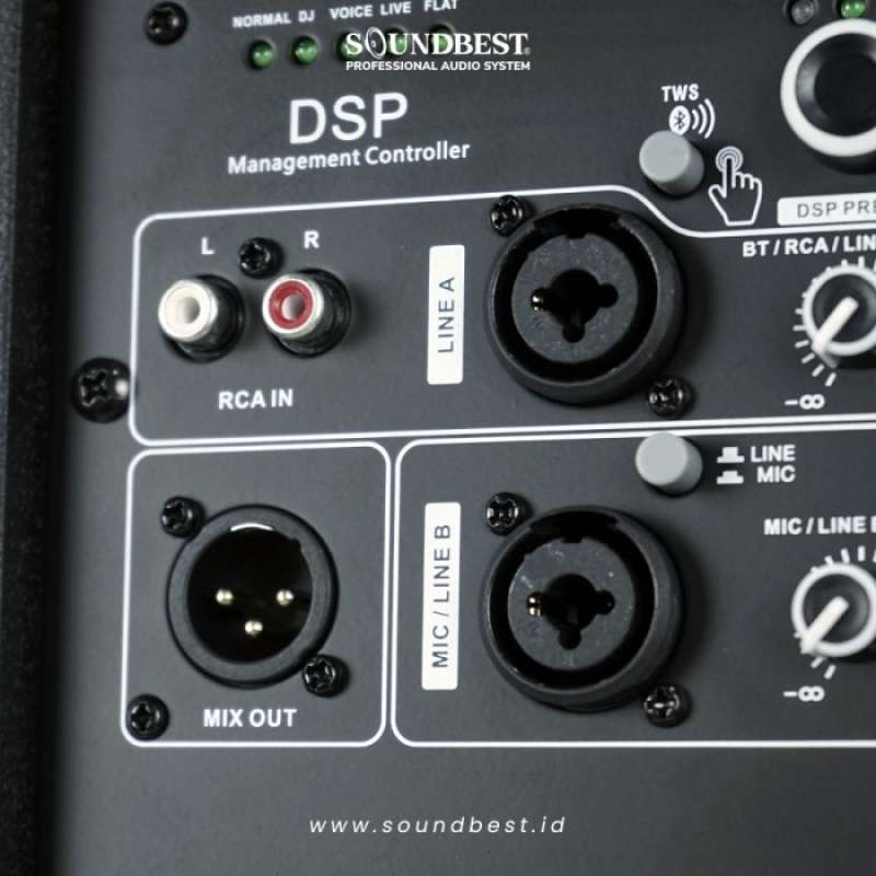 Jual Speaker Aktif Soundbest Axl 10 Dsp Original 10 Inch Harga 2 Unit ...
