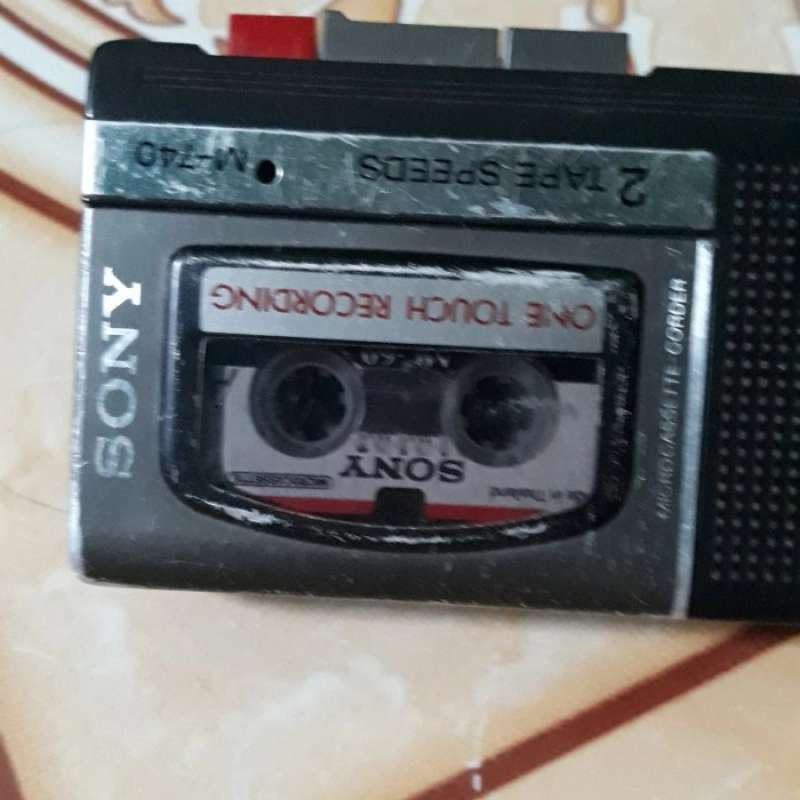 Jual Sony Tape Recorder M740.microcassette Corder. Jadul Di Seller