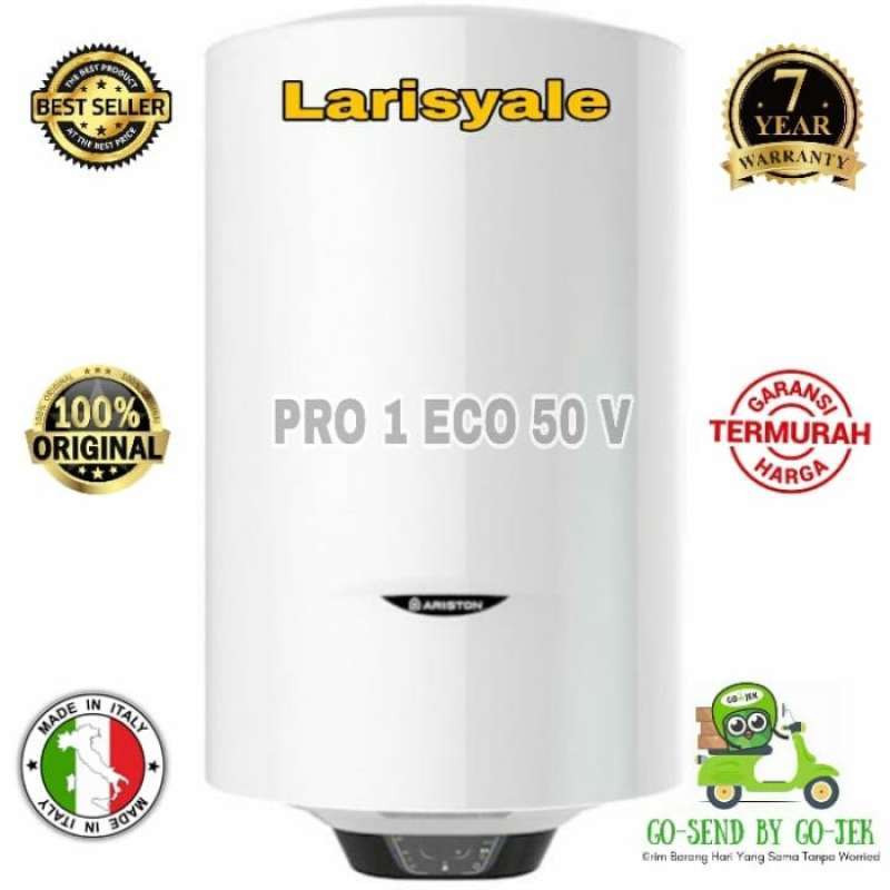 Promo Pemanas Air Listrik/water Heater Ariston Pro 1 Eco 50 V Diskon 50