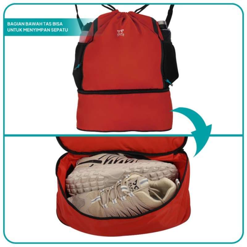 Jual Elfs Active Foldable String Bag 25l Tas Serut Anti Air Taslan ...
