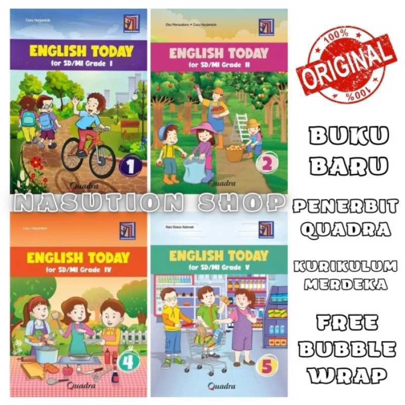 Jual Buku English Today Kelas 1 2 3 4 5 6 Sd Quadra Kurikulum Merdeka ...