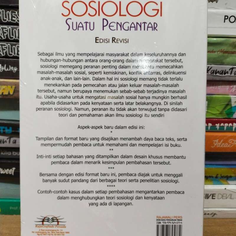 Jual Buku Sosiologi Suatu Pengantar Edisi Revisi Prof.dr. Soerjono ...