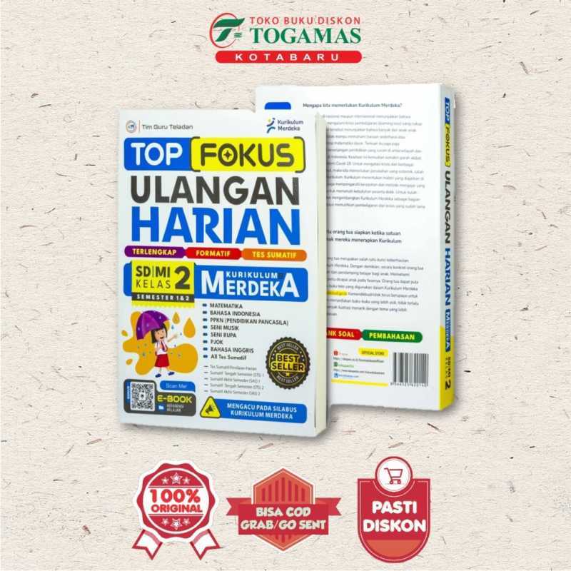 Jual Buku Sd Top Fokus Ulangan Harian Kelas 1 - 6 Kurikulum Merdeka Di ...