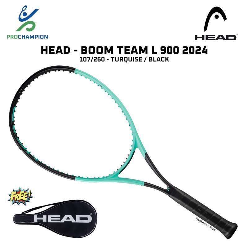 Jual New Raket Tenis Tennis Head Boom L 900 2024 107 260 Gr Turquise Black Di Seller Prochampion Angke Kota Jakarta Barat Blibli