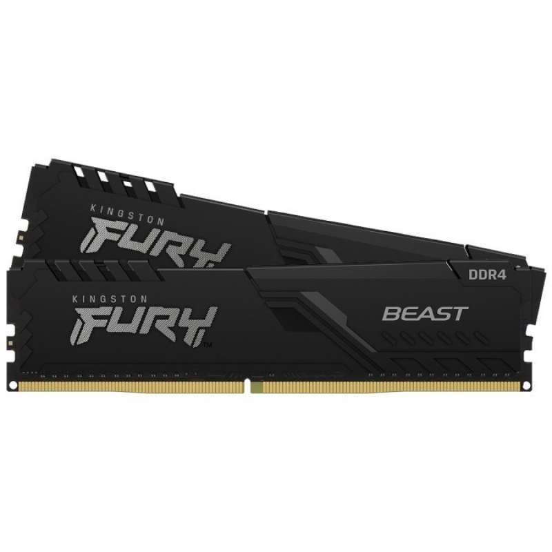 Jual Ram Kingston Fury Beast 32gb 2x16gb Ddr4 Kf432c16bbk2/32 Pc3200 ...