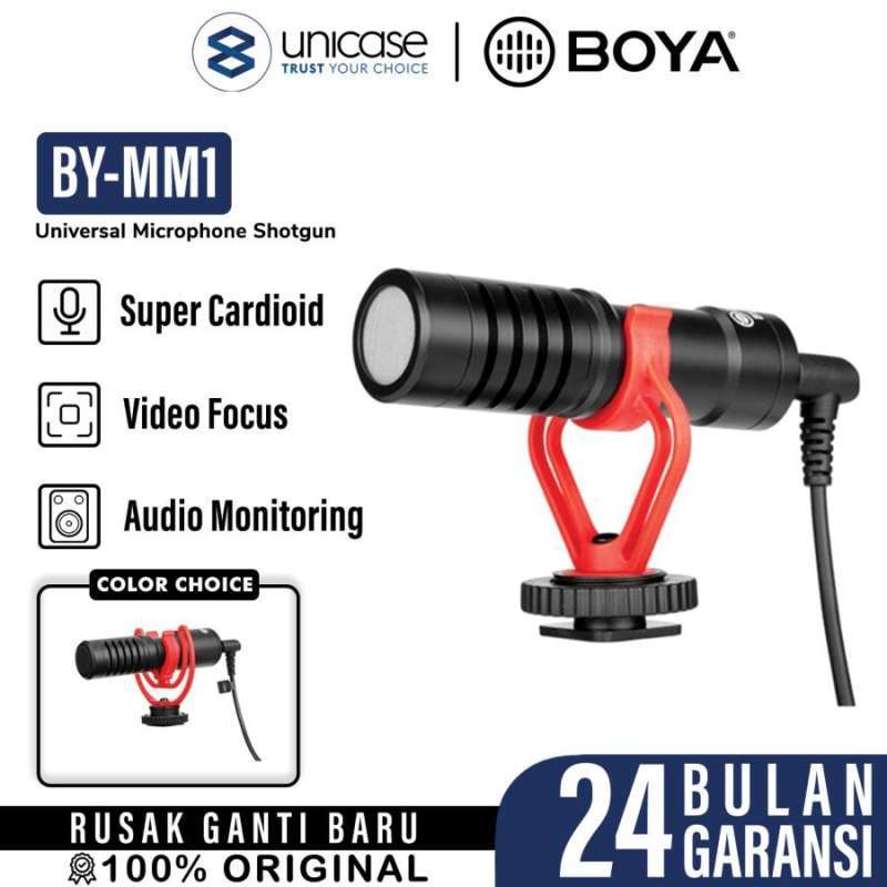 Boya Shotgun Microphone Universal Cardioid - BY-MM1