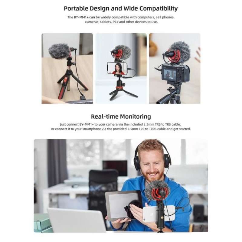 Boya Shotgun Microphone Universal Cardioid - BY-MM1